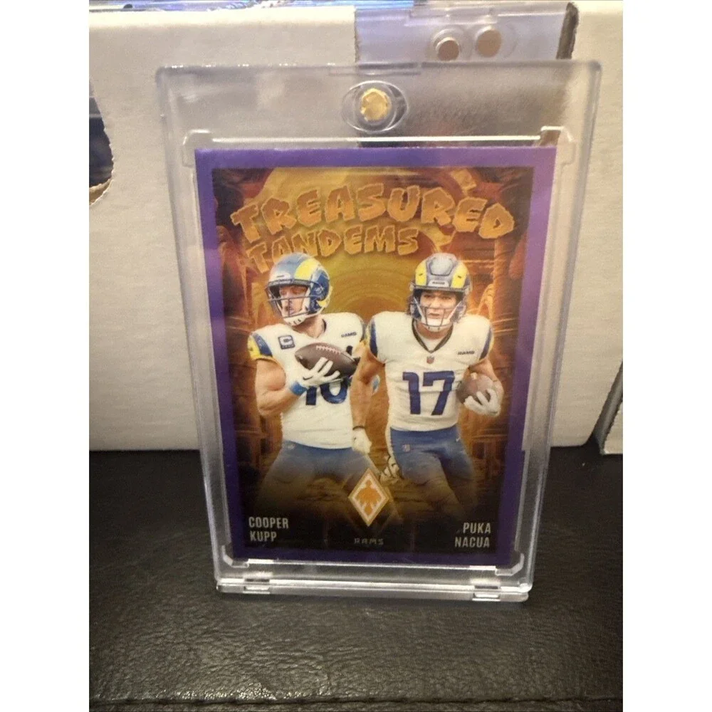 2024 Panini Phoenix Cooper Kupp and Puka Nacua Treasured Tandems Purple🔥💥